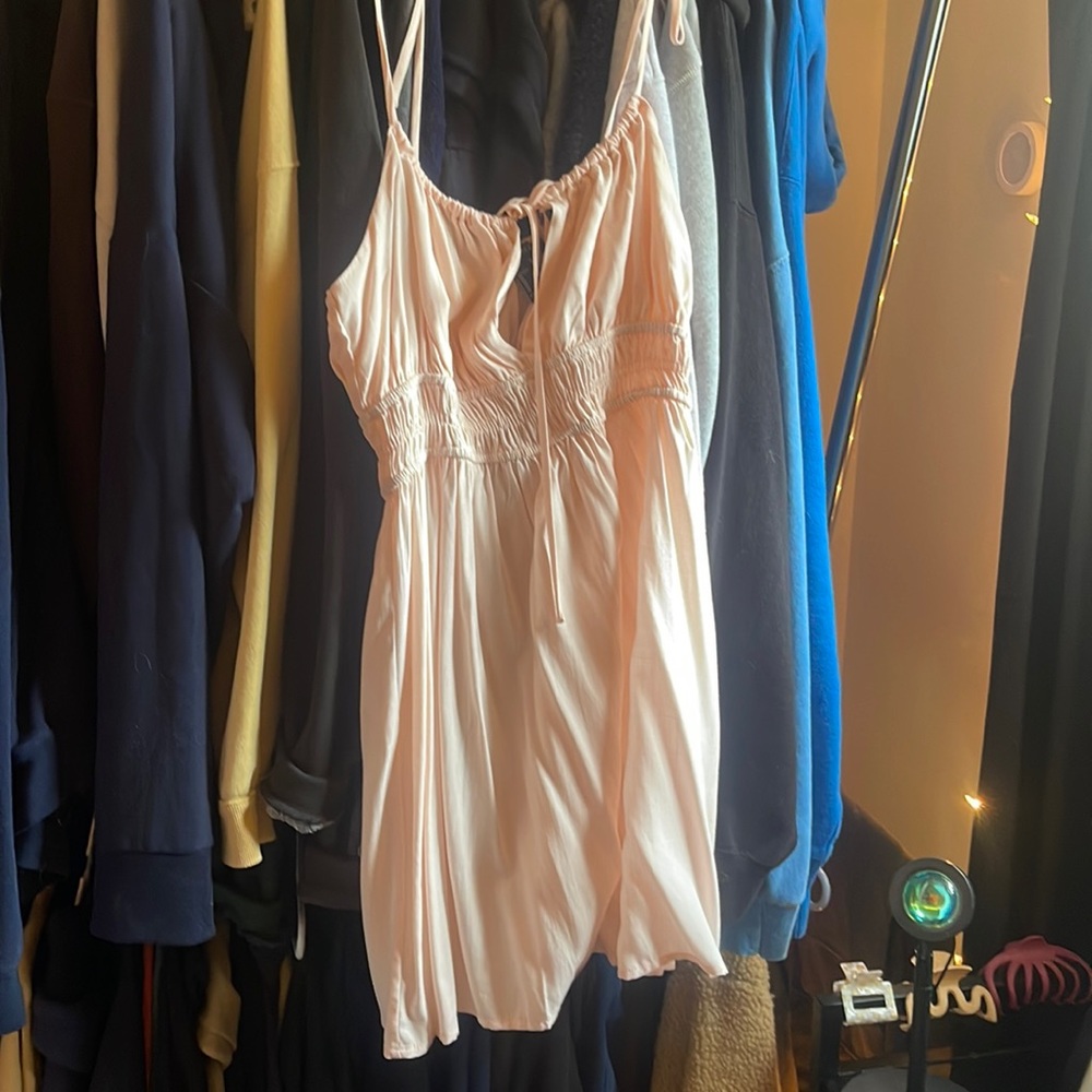 Light pink mini dress size small